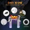 9.8FT Ghost Archway Inflatable Halloween Outdoor Decorations Built-in LED Lights